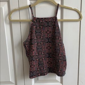 Garage halter top